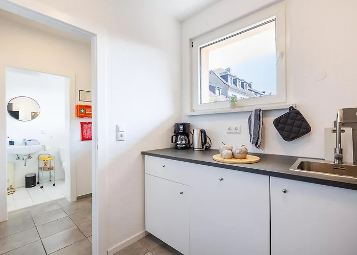 Vaz Haus Walsum Modernes Monteur- & Team-base Wlan, Kueche Апартаменты